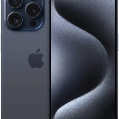 Apple iPhone 15 Pro Max, 1TB, Blue Titanium - Unlocked (Renewed)