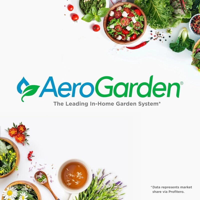 AeroGarden Harvest 2.0, Indoor Garden Hydroponic System with LED Grow Light, Holds up to 6 AeroGarden Pods, Green - Image 9