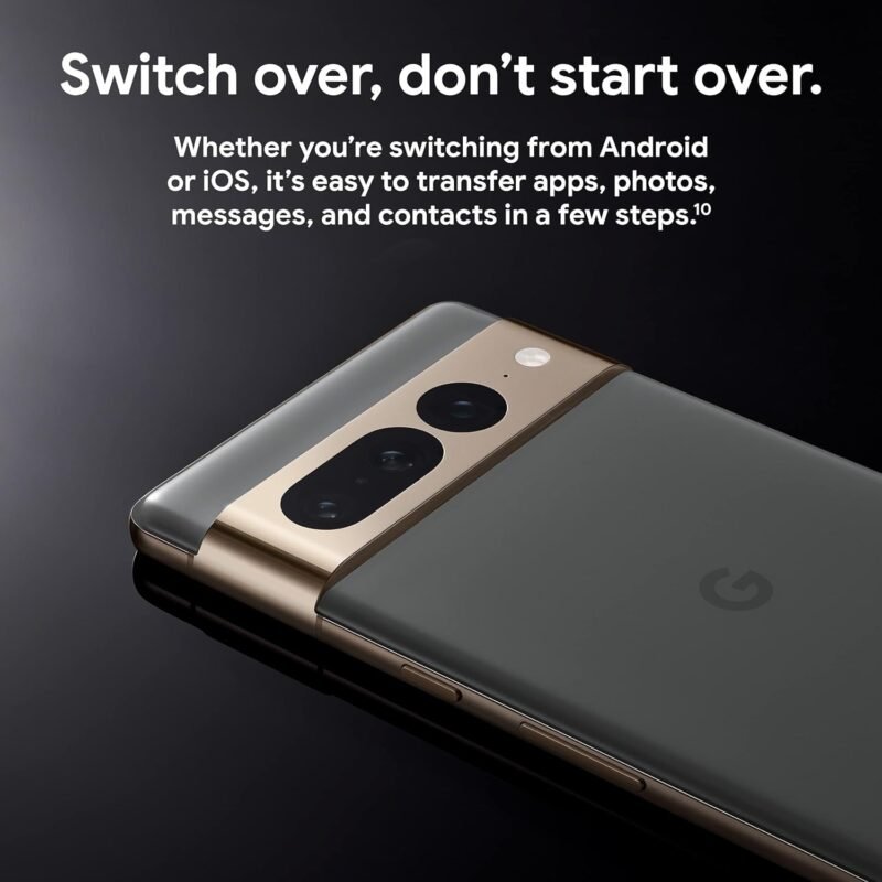Google Pixel 7 Pro - 5G Android Phone - Unlocked Smartphone with Telephoto/Wide Angle Lens, and 24-Hour Battery - 128GB - Obsidian - Image 6
