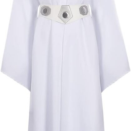 Womens Princess Costume Dress Robe Pricess Cosplay Cloak Outfit Halloween Outfits for Adults