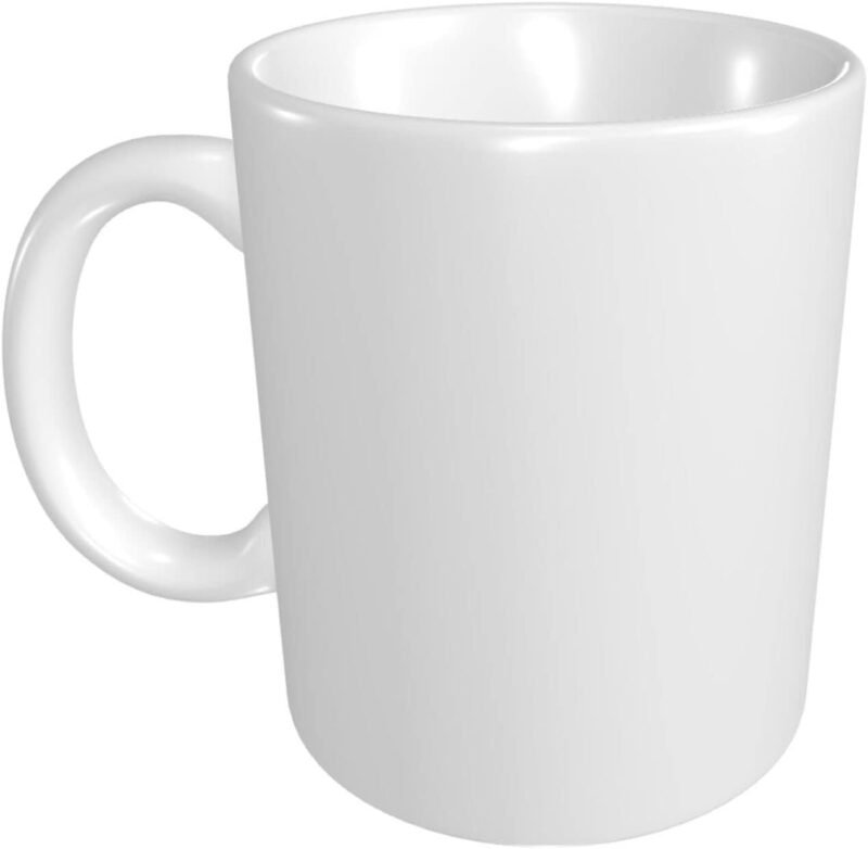 Personalized Coffee Mug Custom Ceramic Mugs with Your Image Photo Text or Logo, Customized Advertising Cups for Coffee Beverage Shops 11 Ounces Cup, All White - Image 3