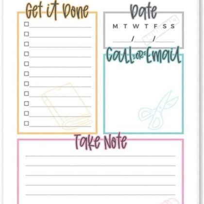 Tiny Expressions Teacher Notepad - To Do List Note Pad - Stationary Must Haves for Elementary and Middle School - Teacher Appreciation Gifts