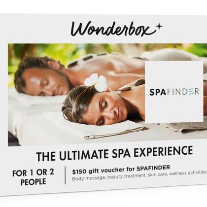Wonderbox – Original Gift Idea - Experience Gift – The Ultimate Spa Experience- Spa Finder Voucher - For 2 people – Relaxing gift