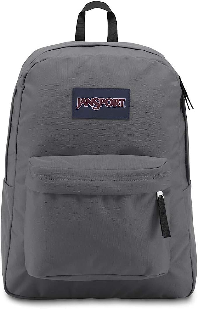 JanSport SuperBreak Plus Backpack with Padded 15-inch Laptop Sleeve and Integrated Bottle Pocket - Spacious and Durable Daypack for Work and Travel - Graphite Grey - Image 7