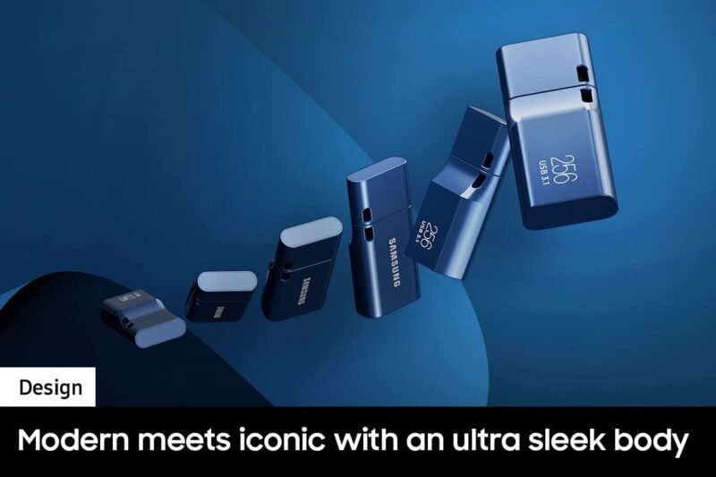 Samsung Type-C USB Flash Drive, 256GB, Transfers 4GB Files in 11 Secs w/Up to 400MB/s 3.13 Read Speeds, Compatible w/USB 3.0/2.0, Waterproof, 2022, Blue, MUF-256DA/AM - Image 7
