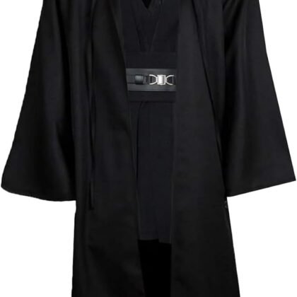 GOLDSTITCH Tunic Costume Mens Tunic Hooded Robe Full Set Halloween Cosplay Costume