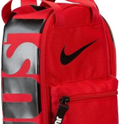 Nike JDI Zip Pull Lunch Bag, Red, One Size