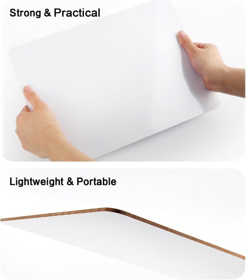 Dry Erase Lapboards, HERKKA 32 Pack Double Sided Dry Erase Lap Boards 9 x 12.5 Inch Small Dry Erase Boards for Students Classroom Teacher Supplies - Image 5
