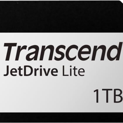 Transcend 1TB JDL330, Expansion Card for MacBook M4 Pro 2024, 2023, 2021, Lightweight Design, Up to 95 MB/s, JetDrive Lite 330 - TS1TJDL330