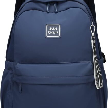 Caran·Y Kids Backpack 22L Waterproof School Bag for Girls & Boys Ages 4-7 - Lightweight Durable Backpack with 5 Pockets,Ergonomic Design for Elementary/Middle School,Travel & Daily Use (Navy Blue)