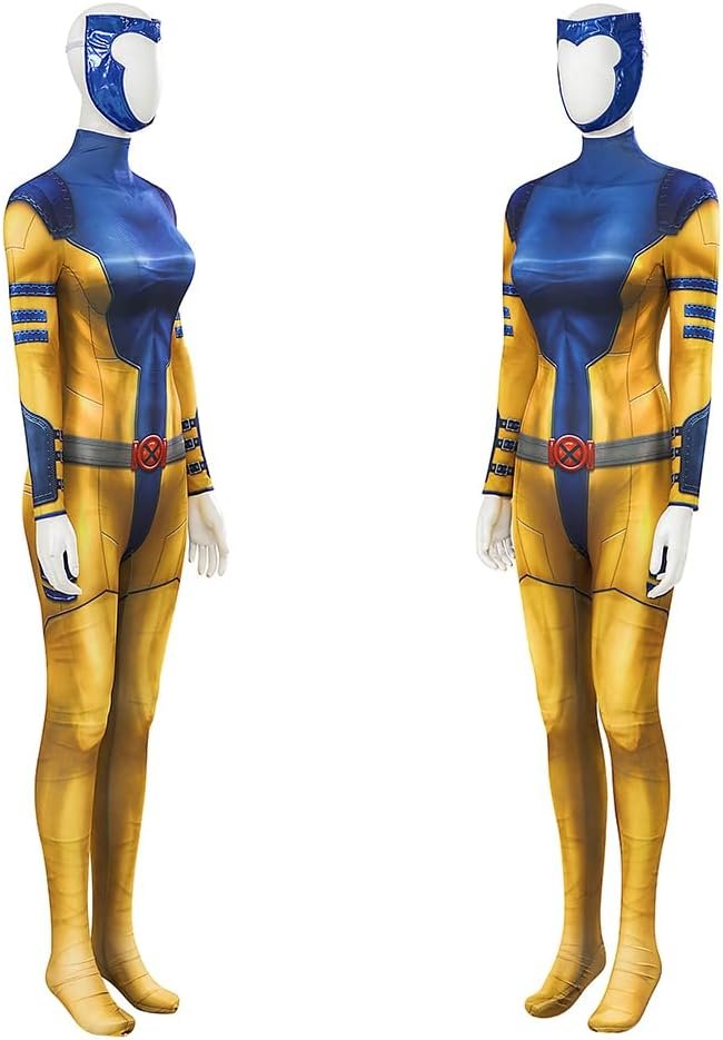 Jean Grey Summers Costume, Phoenix Cosplay Jumpsuit Superhero Comic Outfit for Halloween - Image 3