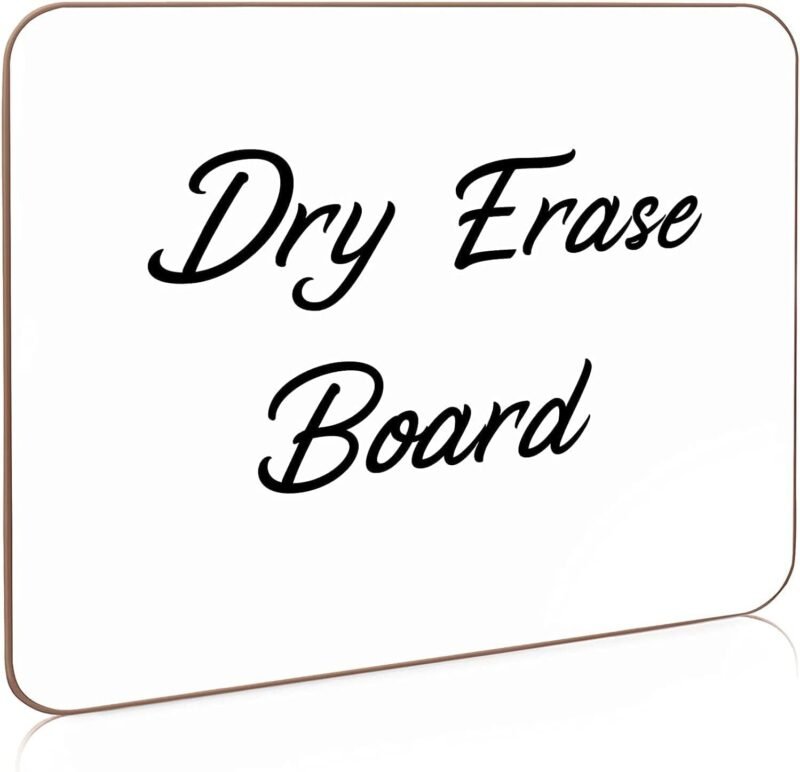 Scribbledo Small White Board Dry Erase Mini Whiteboard 9x12 Inch Small Dry Erase Board Marker Board Dry Erase Lapboards Handheld Personal White Boards for Students Whiteboard Office