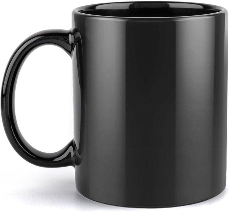 Custom Black Coffee Mug 11 OZ with Photo Personalized Cups with Image Logo Text Name Customized Picture Mugs for Christmas Birthday Fathers Mothers Day