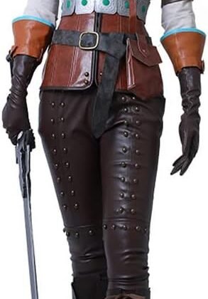miccostumes Women's Game Cosplay Costume with Belts Gloves and Bags