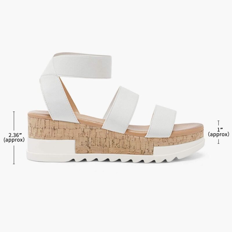 DREAM PAIRS Women's Open Toe Casual Platform Sandals - Image 4