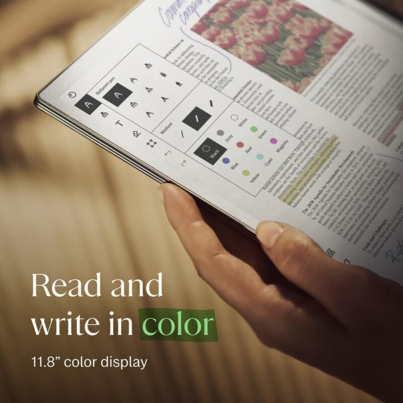 reMarkable Paper Pro Bundle – Includes 11.8” reMarkable Paper Tablet, and Marker Plus Pen with Eraser - Image 3