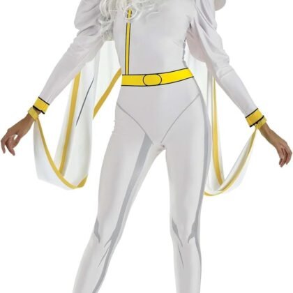 Amscan Women's X-Men '97 Storm Costume | Comic Superhero Jumpsuit (Large)