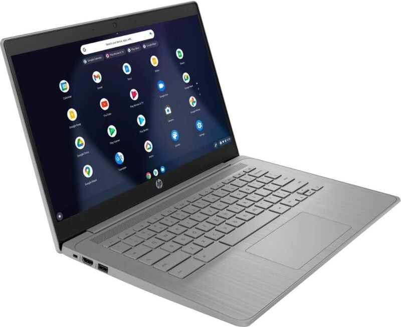 HP 14" HD Chromebook Laptop for Students, Intel Quad-Core N4120(> N4020), 4GB RAM, 64GB eMMC, WiFi, Webcam, HDMI, USB-A&C, 14 Hours Battery life, ZOOM, Chrome OS, CUE Accessories - Image 2