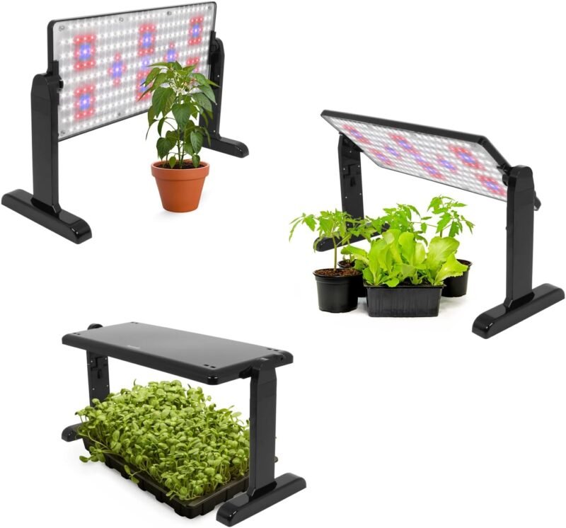 AeroGarden 45W LED Grow Light Panel - Grow Light for Plants, Includes Stand and Hanging Kit - Image 9
