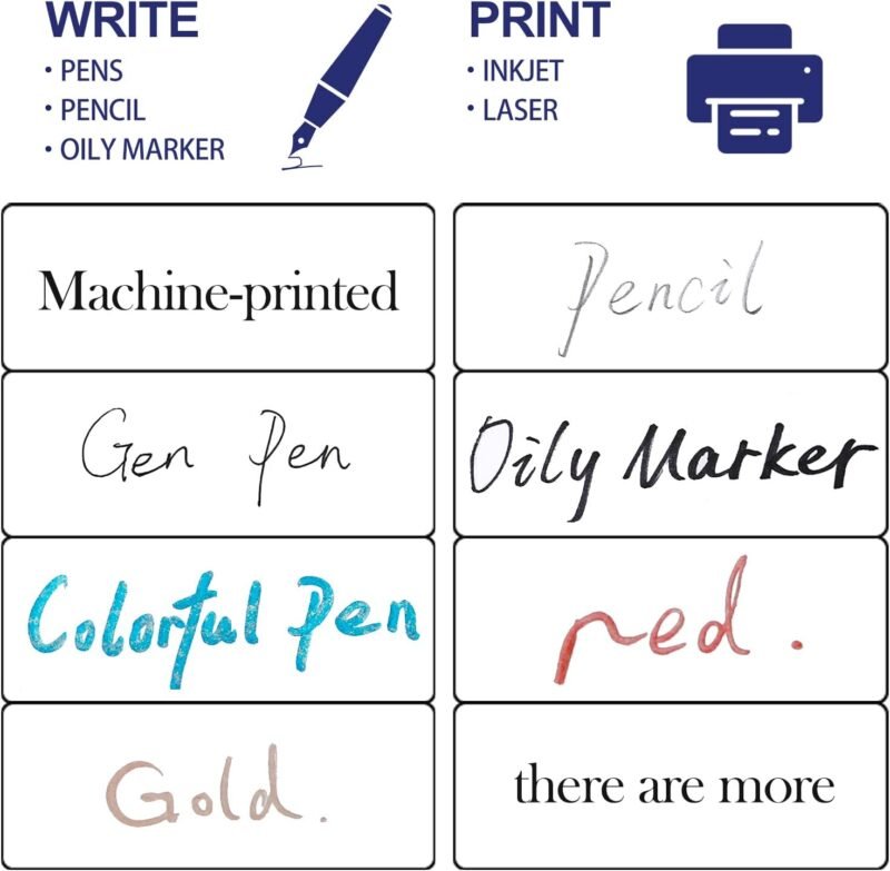 1" x 2-5/8" Address Labels 900 Labels Sticker Paper for Laser/Ink Jet Printer mailing Labels 8.5"×11" White 30 per Sheet - Image 5