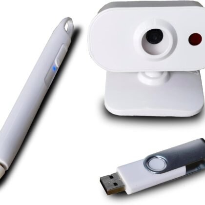 Smart Teaching Portable Interactive Whiteboard - Ideal for Teaching, Meeting, Classroom-Windows Computer and Projector Required