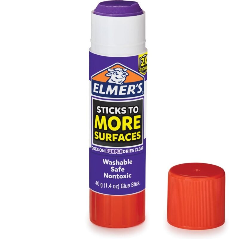 Elmer’s Extra Strength School Glue Sticks, Washable, 6 Grams, 4 Count - Image 3