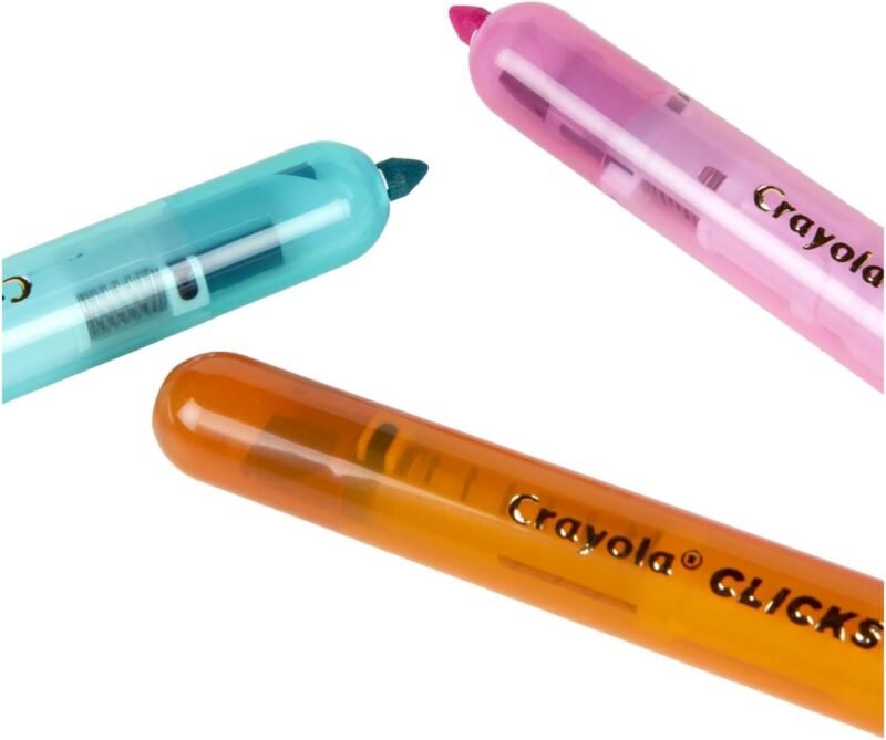 Crayola Clicks Retractable Tip Marker Set for Kids (10ct), Markers For School, Long Lasting Coloring Book Supplies, No Dry, Back to School Essentials, 6+ - Image 7