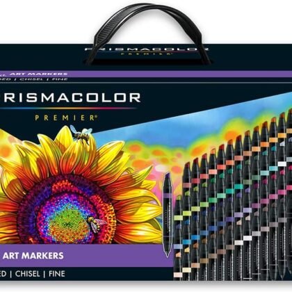 Prismacolor Premier Dual-Ended Art Markers Alcohol Marker Set 72 Count - Assorted Colors Perfect for Adult Coloring Drawing Art Supplies Bible Study Supplies