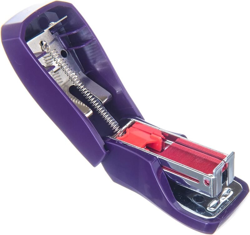 Aria Premium Back to School Mini Stapler Set of 4 - with Built-in Staple Removers, 2000 Standard Staples Included - for Office, School,Travel, Blue, Pink, Purple, Green, - Image 2