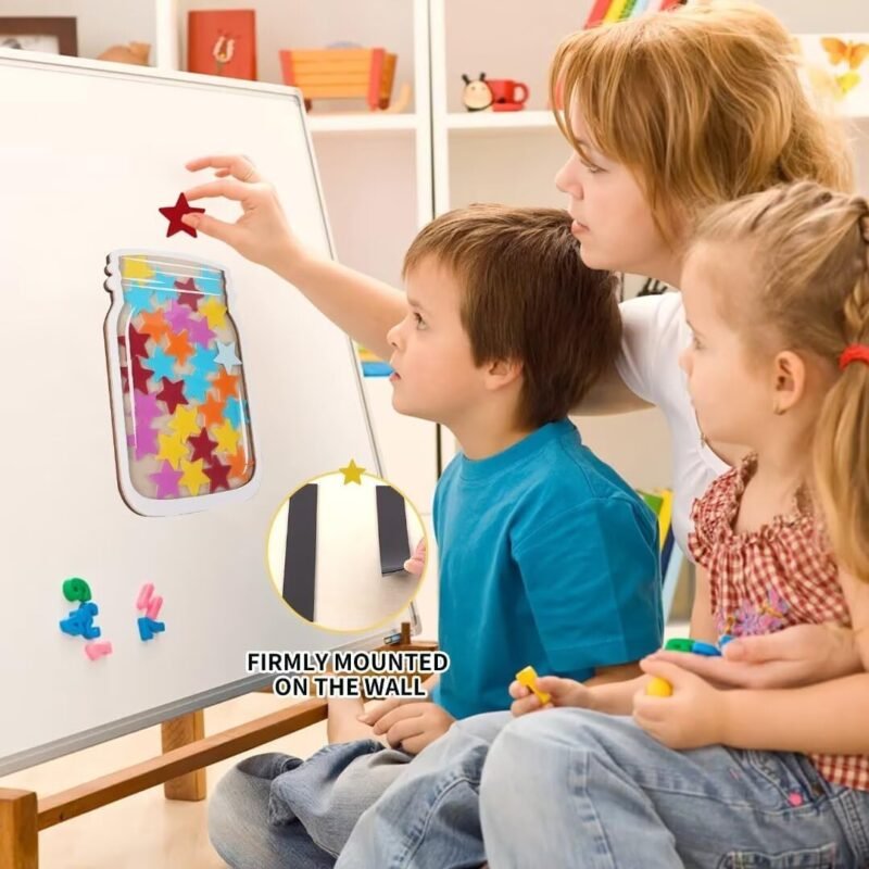 Reward Jar Classroom Magnetic Reward Jar for Classroom Board Personalized Stars Reward Jar for Kids Classroom Reward System - Image 6