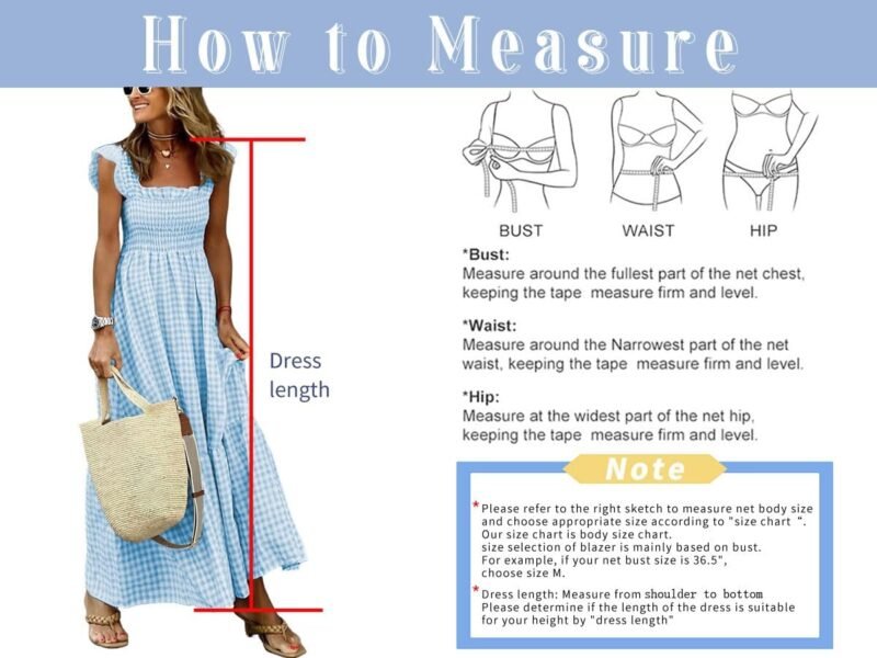 chouyatou Women's Retro Plaid Smocked Dress Spaghetti Strap Flounce Long Dress - Image 6