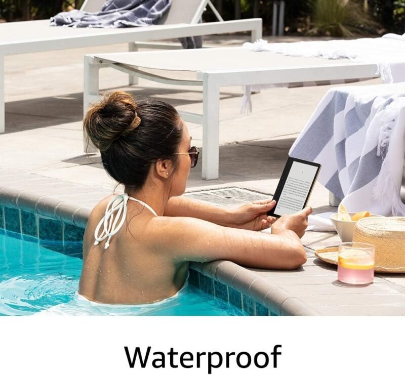 International Version – AT&T – Kindle Oasis – With 7” display and page turn buttons - 32 GB, Graphite - Free 4G LTE + Wi-Fi - Image 4