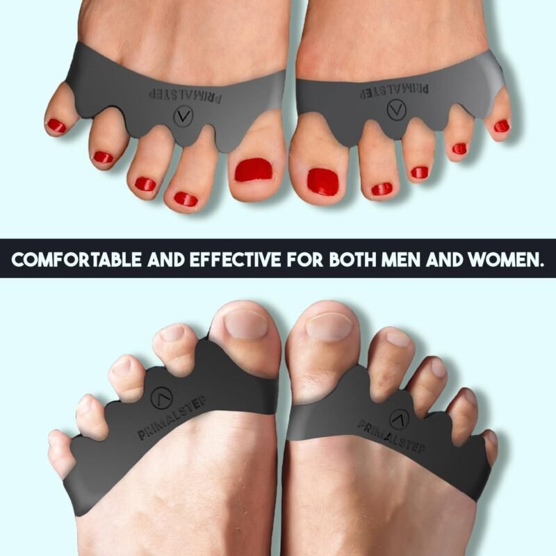 Size XL Toe Separators - Over 50% Thicker & More Durable - Dr. Recommended - Loved by Those with Bunions or Plantar Fasciitis - Toe Spacers for Athletic Mobility (Extra Large) - Image 6