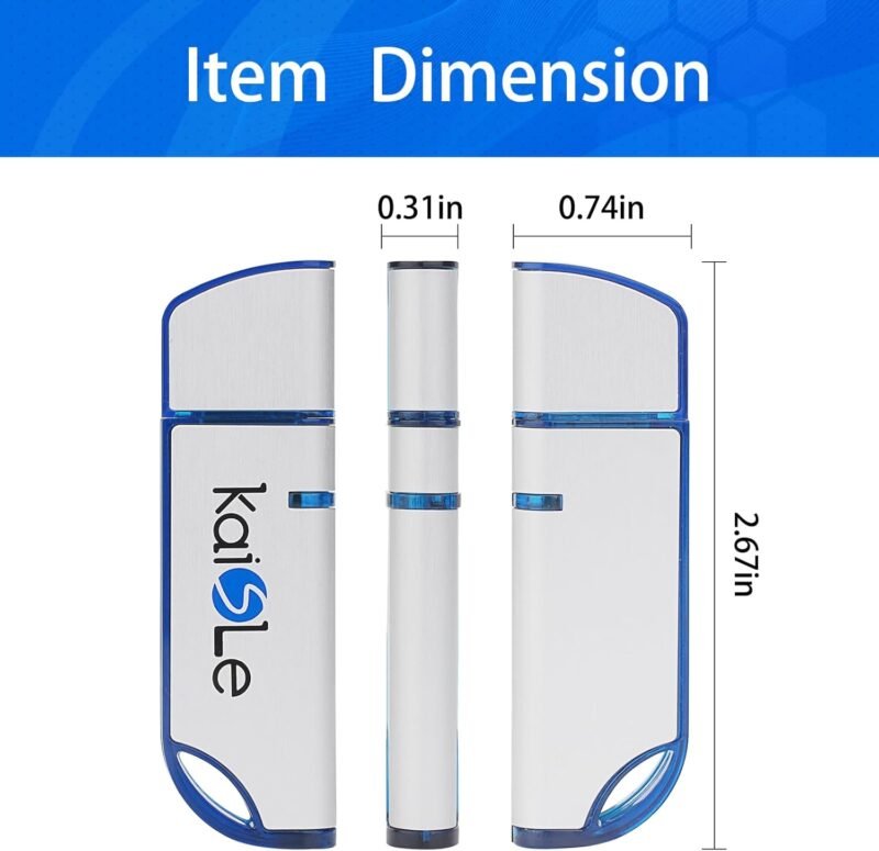 64GB USB Flash Drive, External USB Flash Memory Storage Thumb Drive, Portable Flashdrive with Keychain, 64 GB USB 2.0 Memory Stick exFAT Data Storage Jump Drives for Computers - Image 8