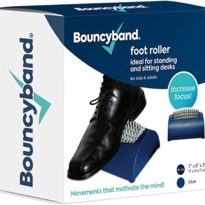 Bouncyband Foot Roller for Restless Feet and More – Comforting and Therapeutic Sensory Fidget Device, Sensory and ADHD Tools for Increasing Focus, Relieving Anxiety and More