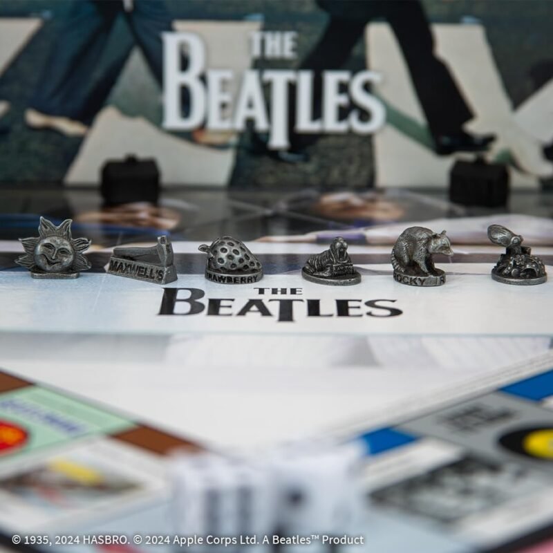 Monopoly: The Beatles, Play as Rocky Raccoon, Maxwell's Silver Hammer, I Am The Walrus & More, Officially Licensed Collectible Game Based on The Beatles Rock Band for 2-6 Players - Image 6