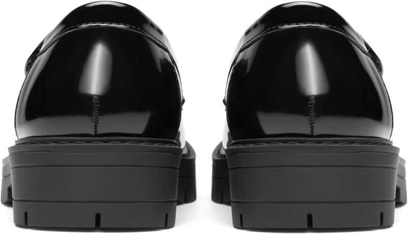 DREAM PAIRS Girls Loafers Chunky Platform Slip On Loafers School Uniform Dress Shoes - Image 3