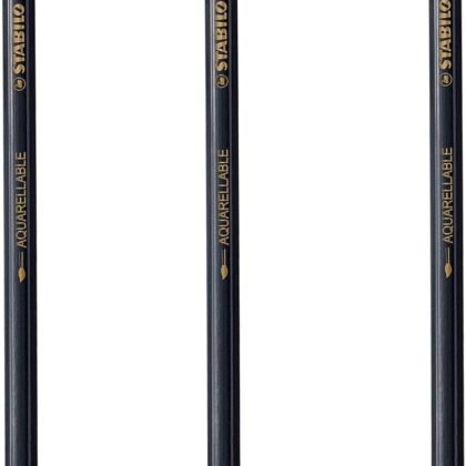 3x Stabilo-All Pencils, Black (Black)