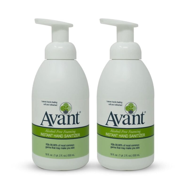 Avant® Alcohol-Free Foaming Hand Sanitizer, 18 oz Bottle 2-Pack bulk