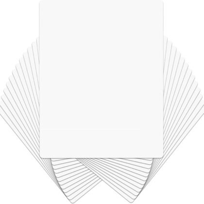 Dry Erase Lapboards, HERKKA 32 Pack Double Sided Dry Erase Lap Boards 9 x 12.5 Inch Small Dry Erase Boards for Students Classroom Teacher Supplies