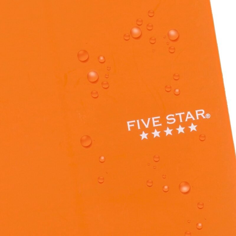 Five Star Spiral Notebooks, 6 Pack, 5 Subject, College Ruled, 9 1/2" x 6", 150 Sheets, Amethyst Purple, Sedona Orange, Seaglass Green, Tidewater Blue, Gray and Black (840030A-ECM) - Image 4