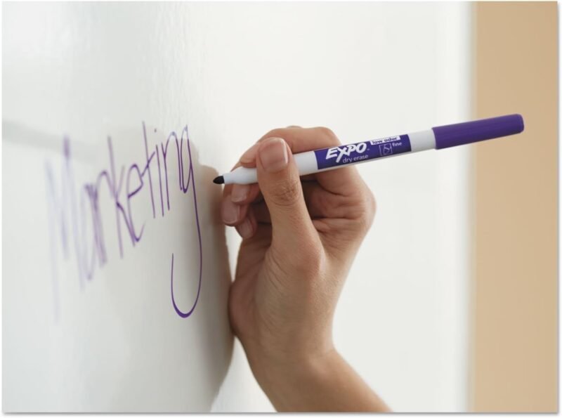 EXPO 86074 Low Odor Dry Erase Marker Fine Point Assorted 4/Set - Image 2