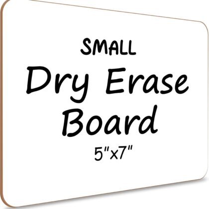 Scribbledo Small White Board Dry Erase Mini Whiteboard 5x7 Inch Small Dry Erase Board Board Dry Erase Lapboards Handheld Personal White Boards for Students Small Whiteboard Office Kitchen