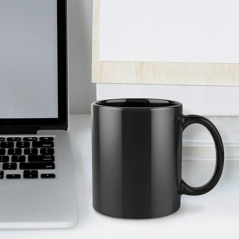 Custom Black Coffee Mug 11 OZ with Photo Personalized Cups with Image Logo Text Name Customized Picture Mugs for Christmas Birthday Fathers Mothers Day - Image 2