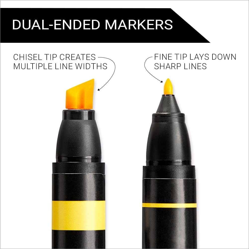 Prismacolor Premier Dual-Ended Art Markers Alcohol Marker Set 72 Count - Assorted Colors Perfect for Adult Coloring Drawing Art Supplies Bible Study Supplies - Image 2