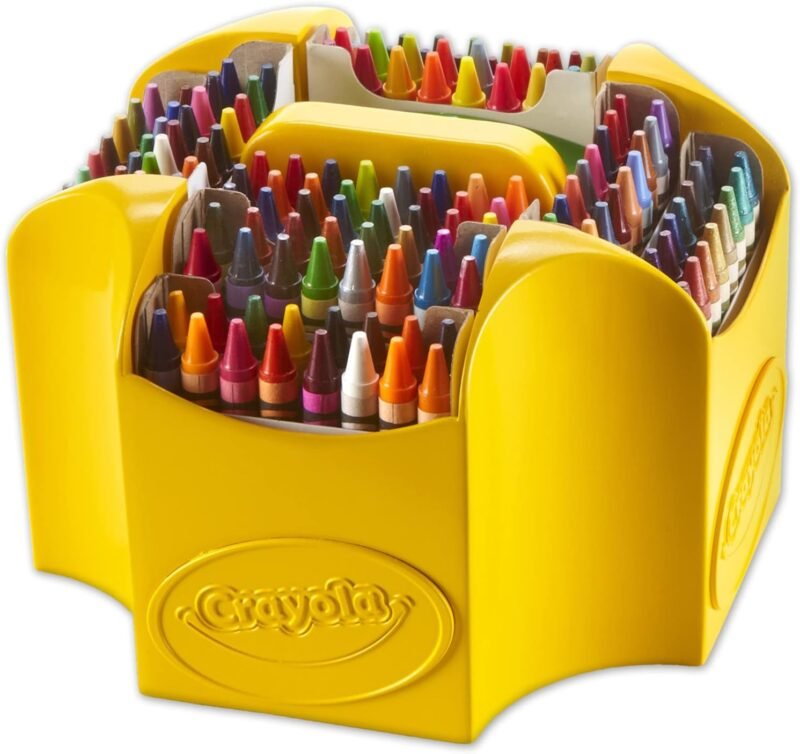 Crayola Ultimate Crayon Caddy with Lid and Sharpener, 152 Crayons (520030) - Image 4