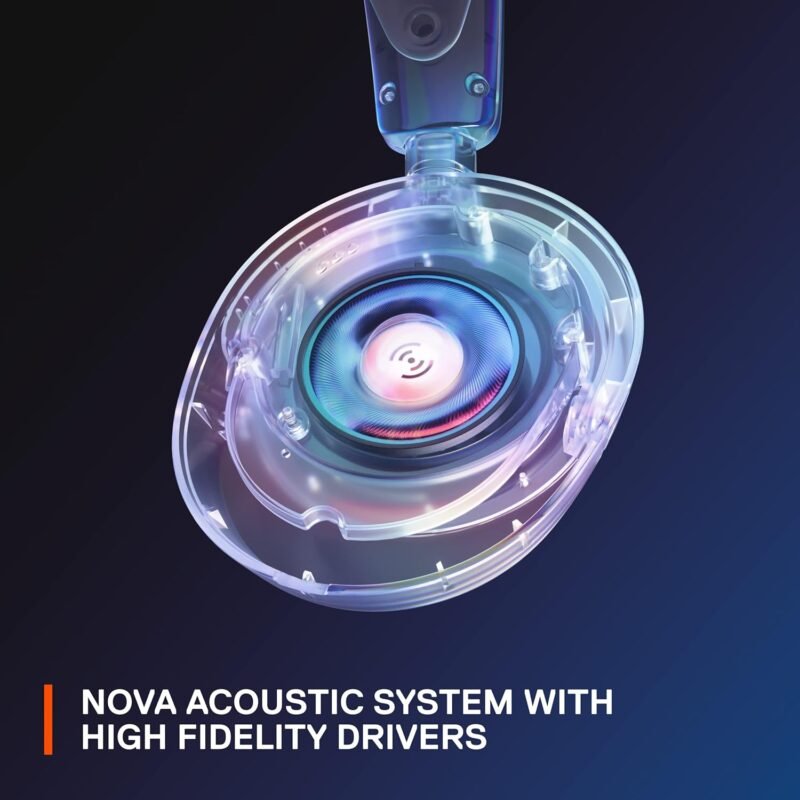 SteelSeries Arctis Nova 1 Multi-System Gaming Headset — Hi-Fi Drivers — 360° Spatial Audio — Comfort Design — Durable — Ultra Lightweight — Noise-Cancelling Mic — PC, PS5/PS4, Switch, Xbox - Black - Image 4