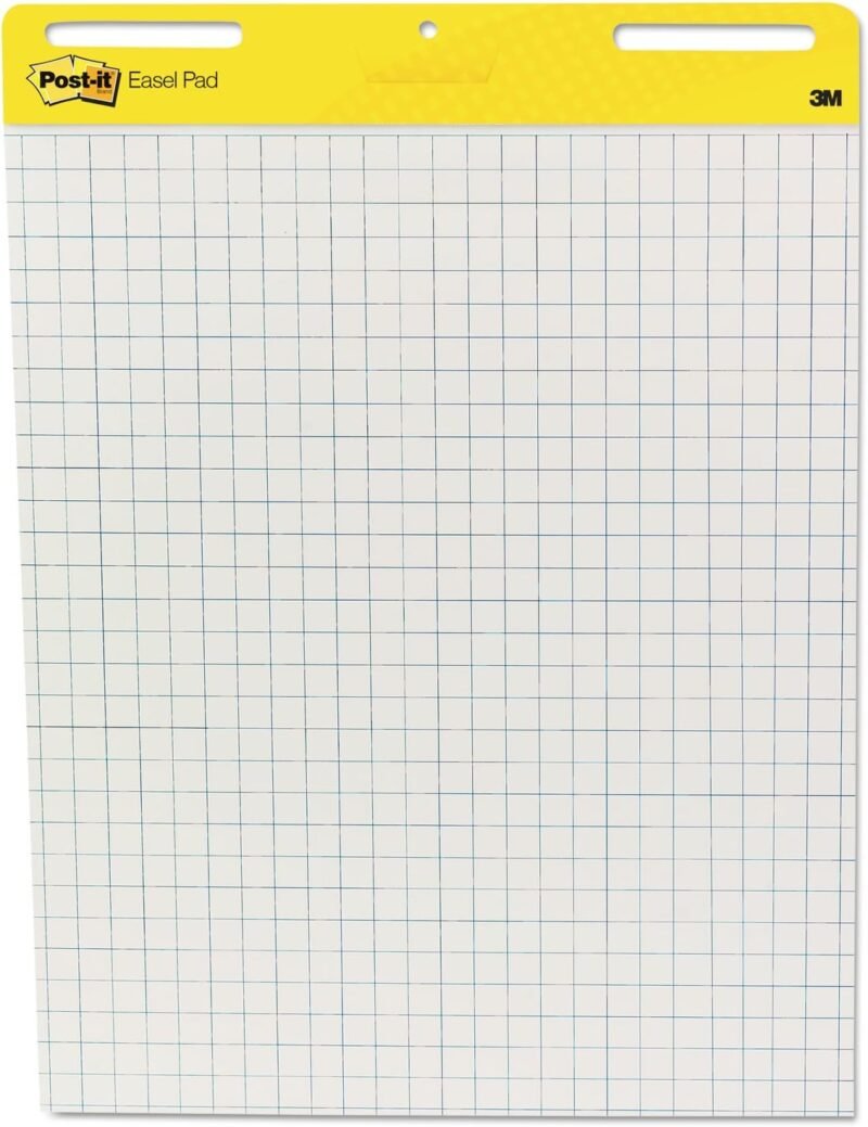 Post-it Super Sticky Easel Pad 25 x 30 Inches 30 Sheets/Pad 2 Pads (560) Large White Grid Premium Self Stick Flip Chart Paper Super Sticking Power - Image 4