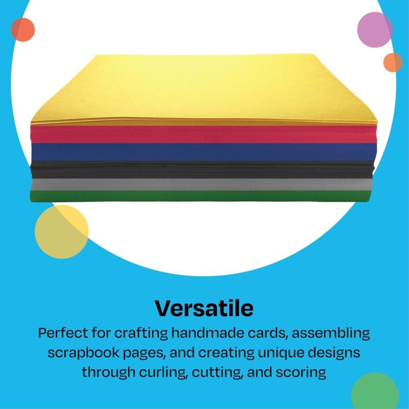 Childcraft Construction Paper, 9 x 12 Inches, Assorted Colors, 500 Sheets - 1465886 - Image 3