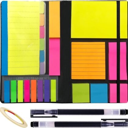 Sticky Notes Set 710 Pack, Divider Sticky Notes Tabs, Office Supplies, Planner Sticky Note Dividers Tabs, Book Notes, Back to School Supplies (710pcs)